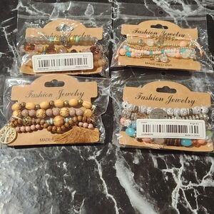 Stackable Stretch Bracelets Multicolored